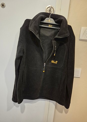 Erkek Siyah Fermuarlı Street Wear Polar