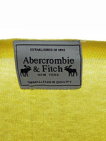 m Beden sarı Renk Abercrombie & Fitch Hırka %70 İndirimli.