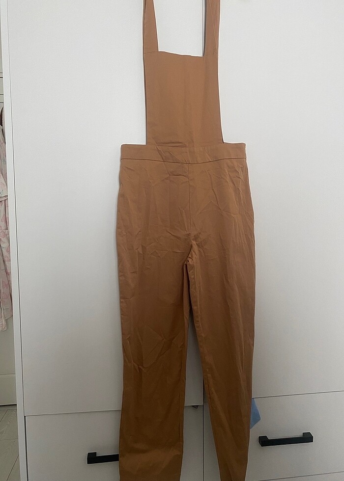 Trendyolmilla Kahverengi Salopet Tulum - Görsel 2