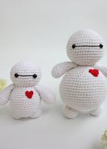  BAYMAX Big Hero 6 ( 6 Süper Kahraman) Amigurumi!!