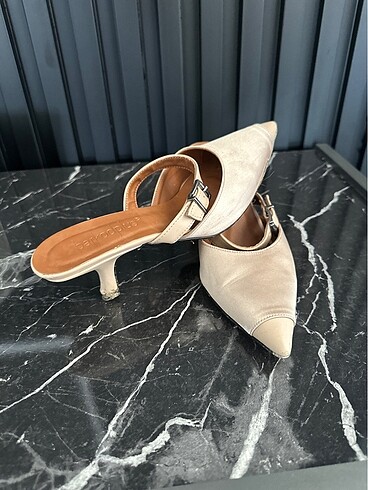 Abiye terlik stiletto