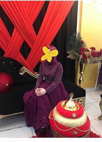 Puane Tesettür abiye taşlı