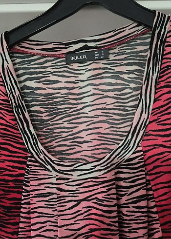 İkiler Günlük Elbise S Beden - Görsel 2