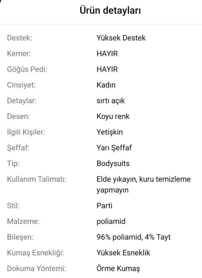 Kırmızı Dantel Detaylı sexy bodysuit - Görsel 4