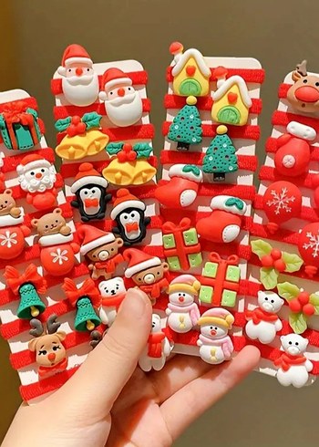  Beden 2 ADET NOEL SAÇ TOKASI