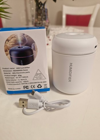 Beyaz Havadar ve Nemlendirici Cihaz - Görsel 2