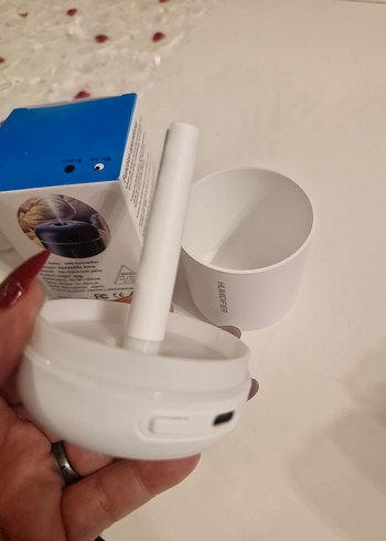 Beyaz Havadar ve Nemlendirici Cihaz - Görsel 3