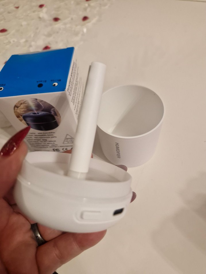 Beyaz Havadar ve Nemlendirici Cihaz - Görsel 3