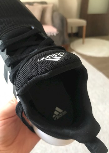 Kadın Siyah Beyaz Laced Spor Ayakkabı - Görsel 7