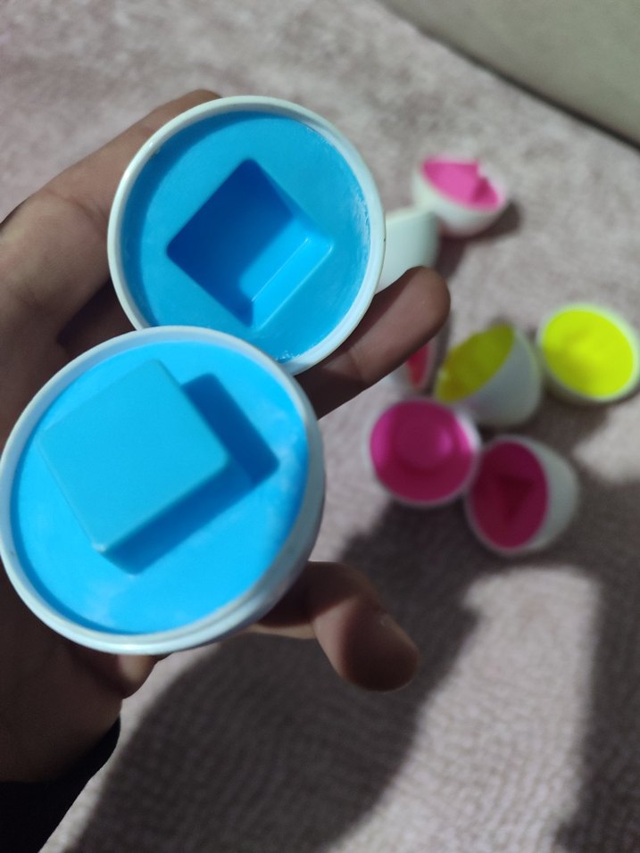 Beyaz Plastik Oyuncak Yumurtalar - Görsel 5