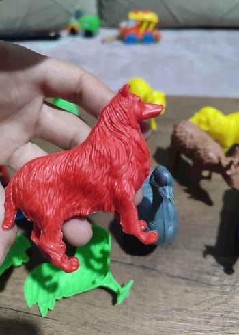 Renkli Plastik Hayvan Figürleri Seti - Görsel 4