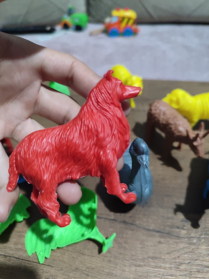 Renkli Plastik Hayvan Figürleri Seti - Görsel 4