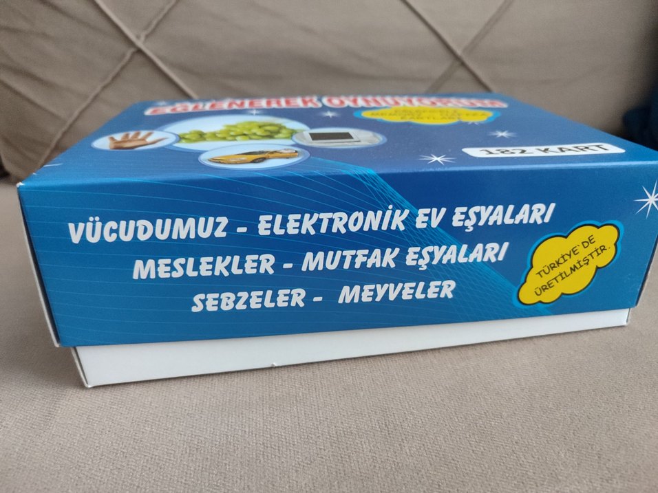 Eğlenceli Sarı Hafıza Kartları - Görsel 2