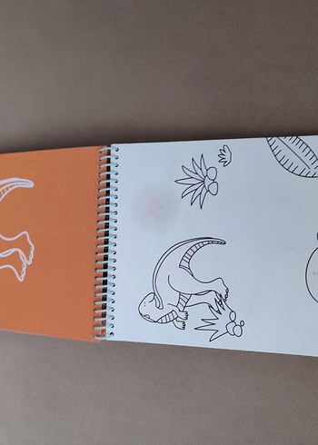 Renkli Suyla Renklendirilebilir Dinozor Kitabı - Görsel 2