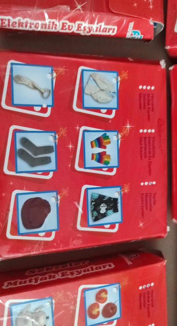 Kırmızı Eğitici Kartlar Seti - Görsel 4