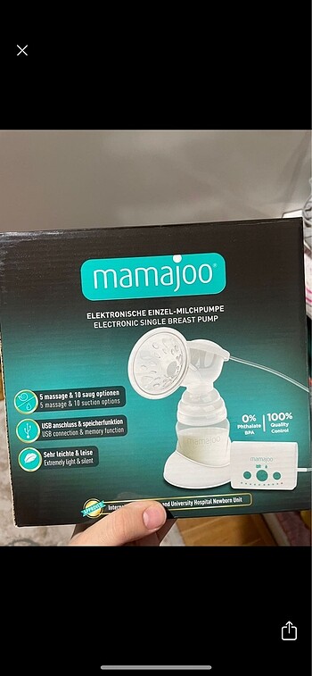 Mamajoo göğüs pompası