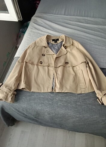 H&M kısa trençkot 