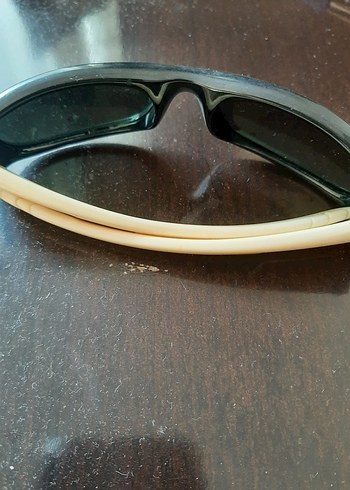 Bej Saplı Klasik Biker Gözlük - Görsel 2