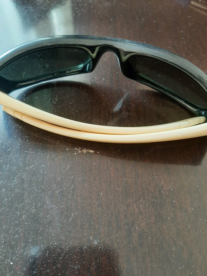 Bej Saplı Klasik Biker Gözlük - Görsel 2