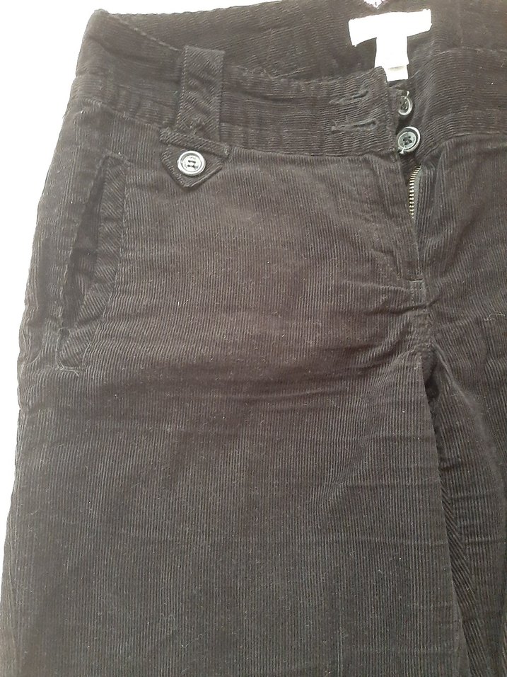 mango Siyah Midi kadife Şort - Görsel 5