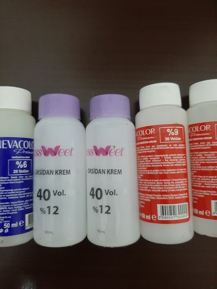Çeşitli %9 ve 40 Vol Oksidan Kremler - Görsel 3