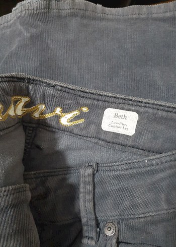 kadife fitilli Denim Pantolon - Görsel 2