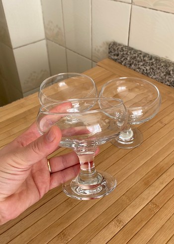 Şeffaf Ayaklı Tatlı Kasesi