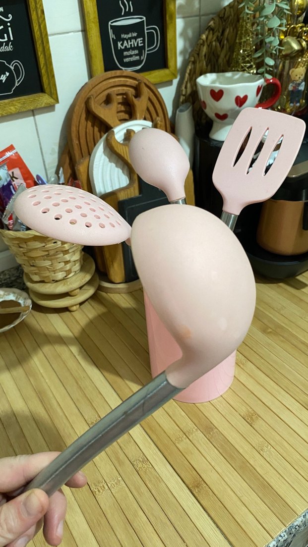 Pastel Pembe Mutfak Gereçleri Seti - Görsel 3