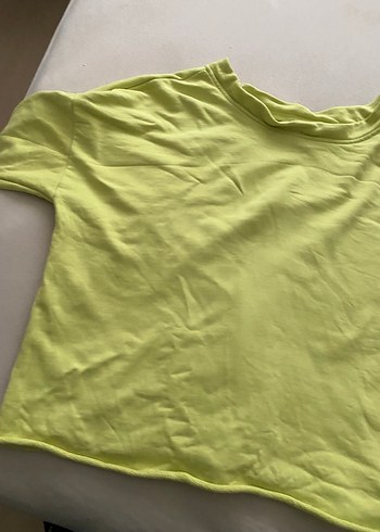 l Beden sarı Renk Sarı Sweatshirt Kadın