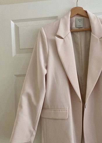 m Beden camel Renk QUZU Bej Kadın Blazer Ceket