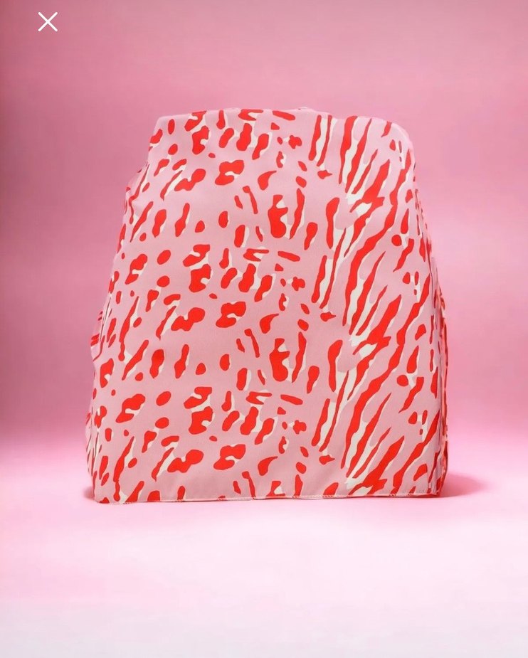 Pembe Leopar Desenli Midi Pareo - Görsel 3