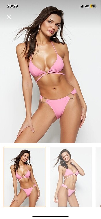 Trendyolmilla Pembe Bikini Takımı