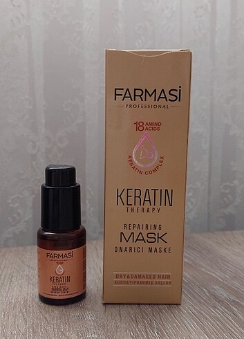 Farmasi farmasi keratin yağ ve keratin maske