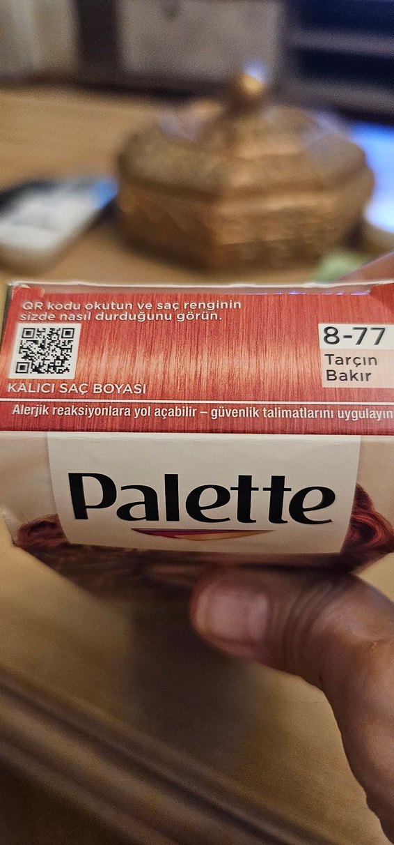 Palette 8-7 Tarçın Bakır Saç Boyası - Görsel 2