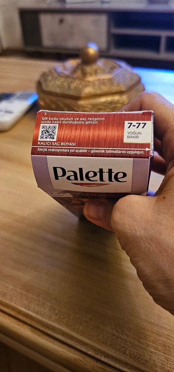 7-77 Yoğun Bakır Saç Boyası - Görsel 2