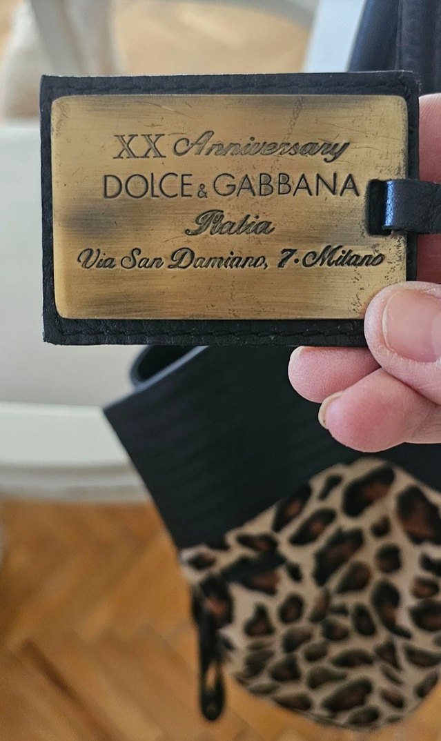 Kahverengi Leopar Desenli Süet Kadın Çanta - Görsel 2