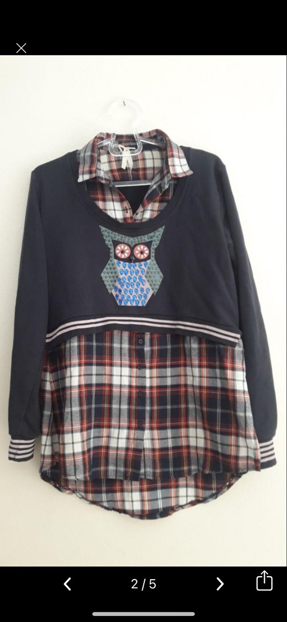 Gri Düğmeli Uzun Kollu Gömlek - Görsel 2