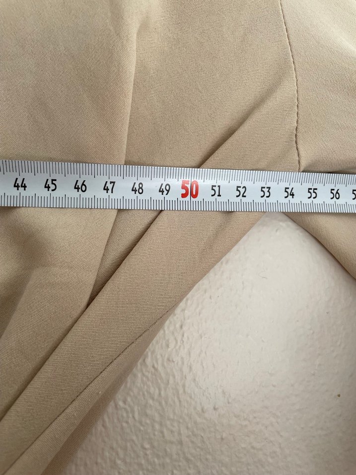 Bej Uzun  Kadın Elbise - Görsel 5