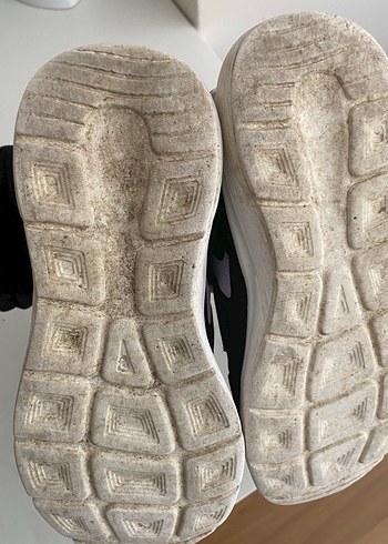 Kız Çocuk Siyah Cırtlı Spor Ayakkabı - Görsel 8