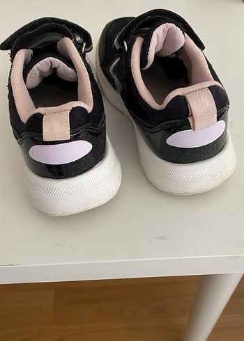 Kız Çocuk Siyah Cırtlı Spor Ayakkabı - Görsel 3