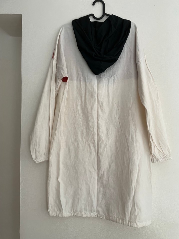 Düğmeli Uzun  tunik - Görsel 3