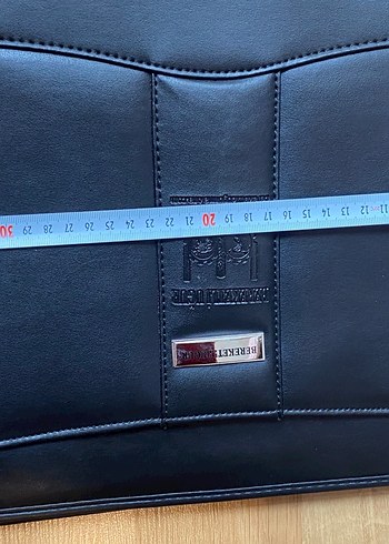 Siyah Fermuarlı Erkek Evrak Çantası - Görsel 4