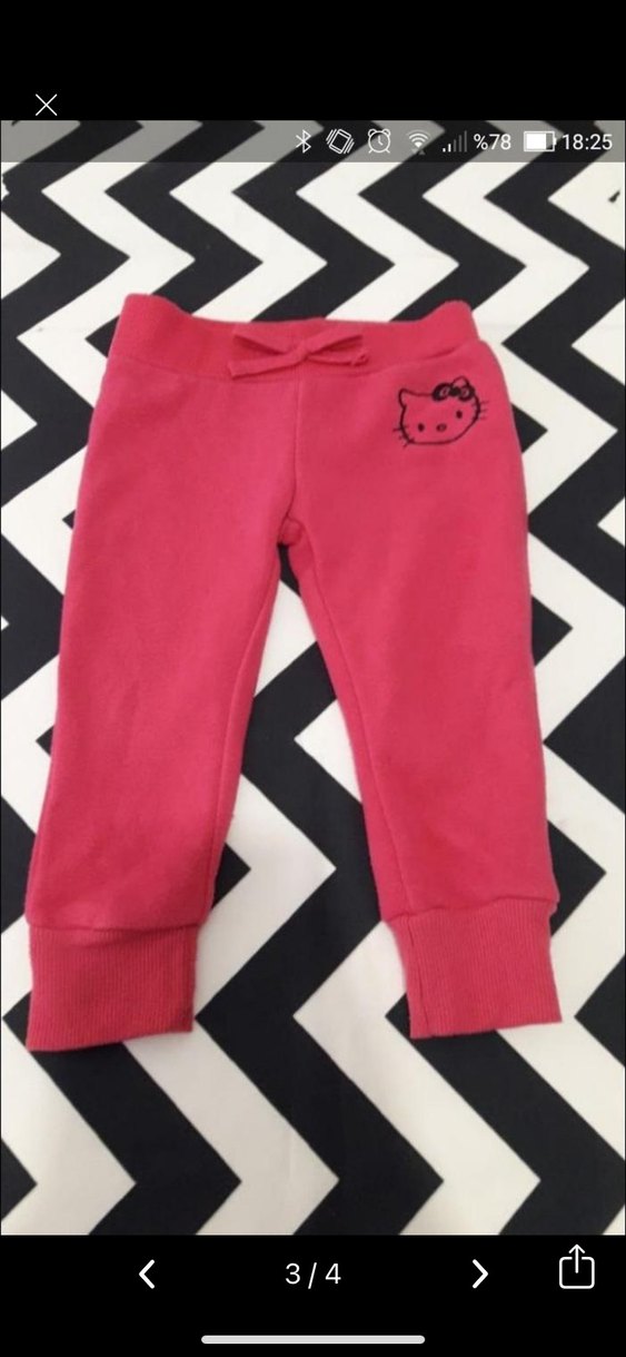 Pembe Nakışlı Bebek Kız Takımı - Görsel 3