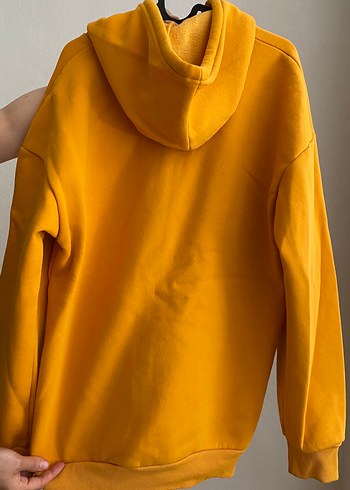 Sarı Baskılı Rahat Kesim Sweatshirt - Görsel 2