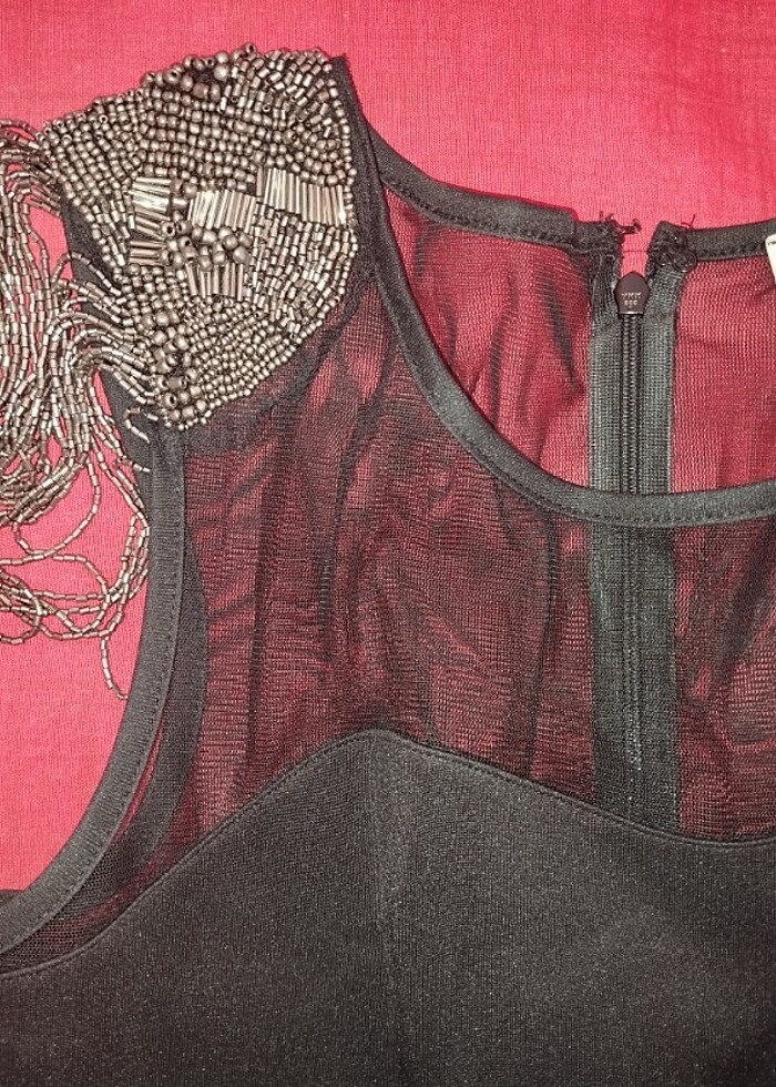 Koton dalgıç kumaş elbise - Görsel 4