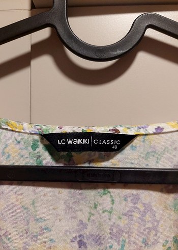 Çiçekli V Yaka Uzun Desenli Elbise - Görsel 5