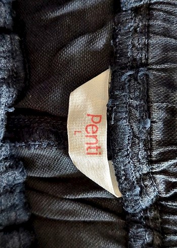 Kadın Mavi Keten Kemerli Rahat Şort - Görsel 4