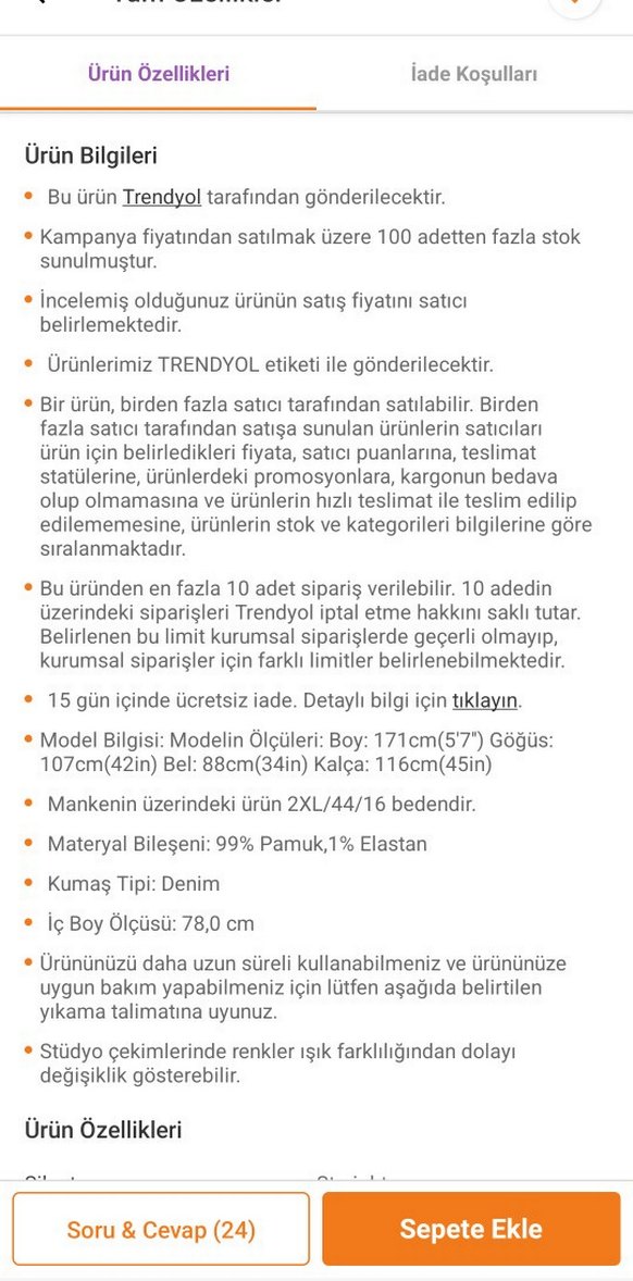 Kadın Jean Pantolon - Görsel 5