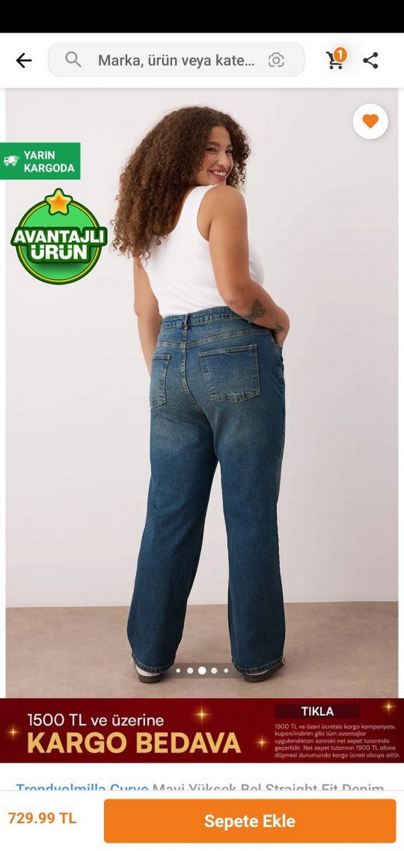 Kadın Jean Pantolon - Görsel 4