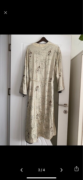 s Beden Zara işlemeli kimono